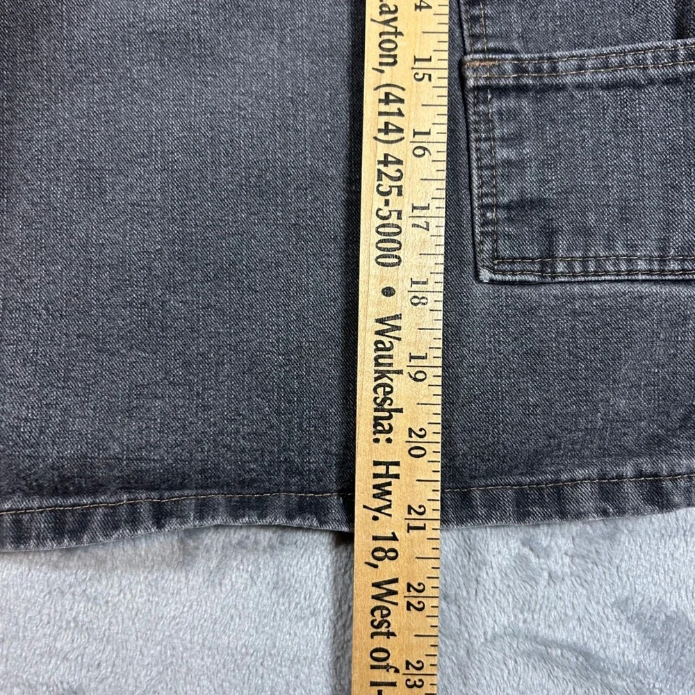 Wrangler Authentics Mens Black Denim Carpenter Shorts 6400WWG Size 33